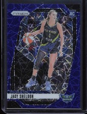 2024 Panini Prizm WNBA #4 Jacy Sheldon Blue Velocity Prizms