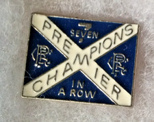 Rangers Football Club Premier Champions Seven in a Row Badge