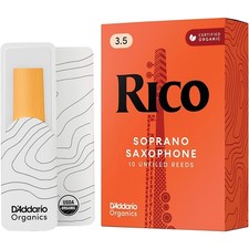 Rico Soprano Saxophone Reeds, Box of 10 3.5
