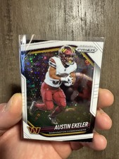 2025 Panini Prizm White Disco Austin Ekeler No. 242 Washington Commanders No 242