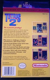 Tetris 2 Nintendo (NES) Complete CIB w/ All Inserts, Box & Manual