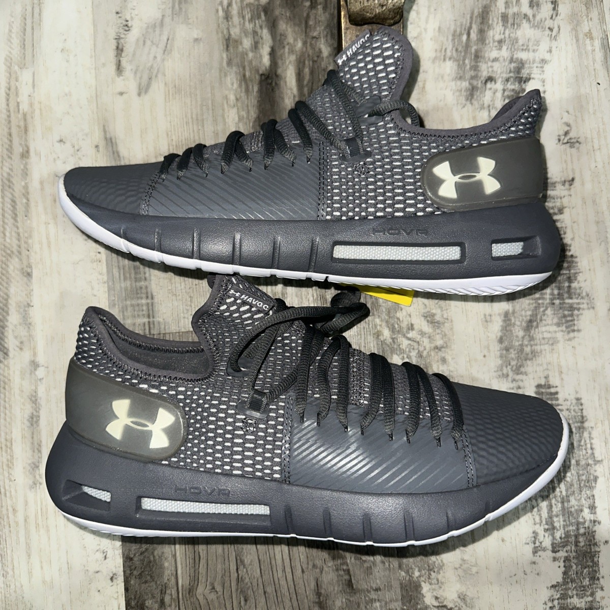 Under Armour Men\'s Hovr Havoc Low Basketball Shoes in a navy blue colorway Under Armour Hovr Havoc Low Performance Review! - YouTube main image 2