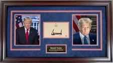 DONALD TRUMP 8.5X11 SIGNED PHOTO AUTOGRAPH 47TH PRESIDENT SIGNATURE MAGA REPRINT