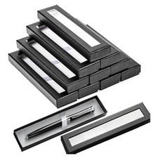 Pack of 10 Empty Gift Boxes for Pens with Transparent Lid, Pen Boxe2311