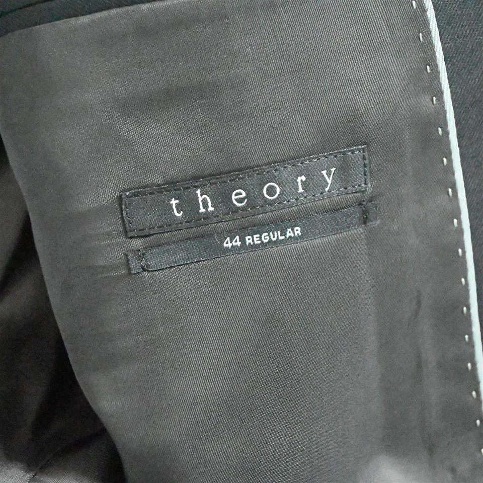 Blazer Traje Chaqueta Abrigo Deportivo Theory 44R Negro 100% Lana Para Hombre Foto 4 de 4