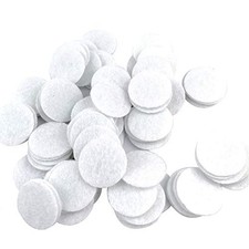 200PCS White Round Felt Circles Soft Thick for DIY Craft Project Sewing Handc...