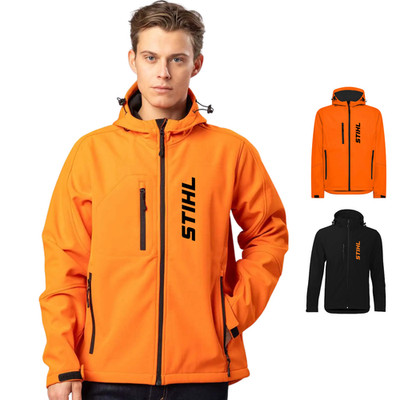 Stihl Softshell Arbeitskleidung Wasserdicht Winter Herbst Kapuze