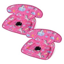 2PCS Toddler Car Seat Protector for Potty Training 2 Pack Rainbow Unicorn