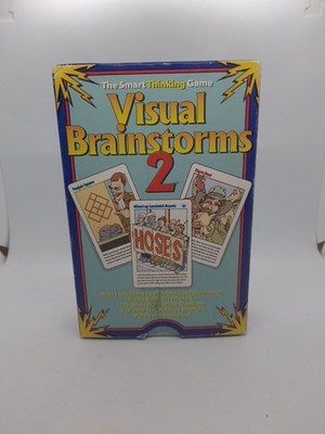 Visual Brainstorms 2 The Smart Thinking Game Binary Arts 100 Question Cards