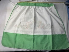 Vintage Tri-chem Apron For liquid Or Thread Embroidery Fruit Pattern Home craft
