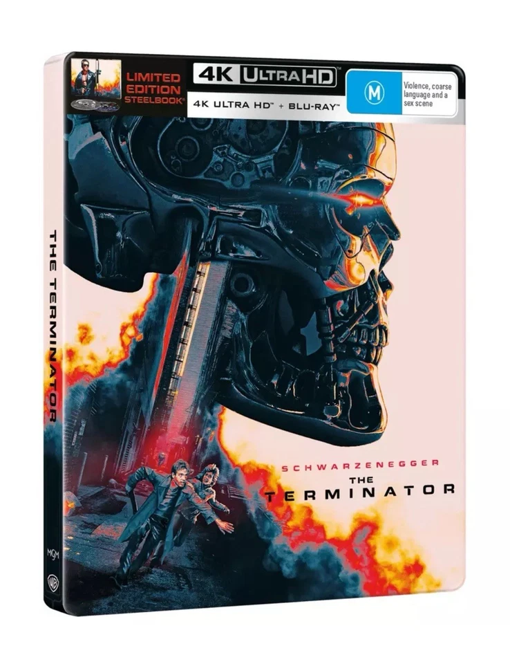 The TERMINATOR 40th Anniversary Limited Edition Steelbook 4k Ultra HD + Blu Ray - Image 2 of 3