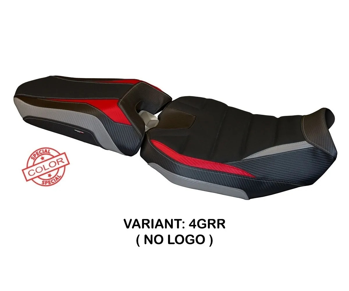 Seat saddle cover Denver 1 SColor Gray-Red TPZ YAMAHA TRACER 900 2018 2020 1M1