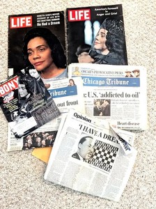 2006 EBONY news special CORETTA Scott & martin King 1927-2006 civil rights