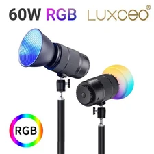 LUXCEO L60RGB Full-Color LED Video COB Light Photography Fill Light 2500K-6500K