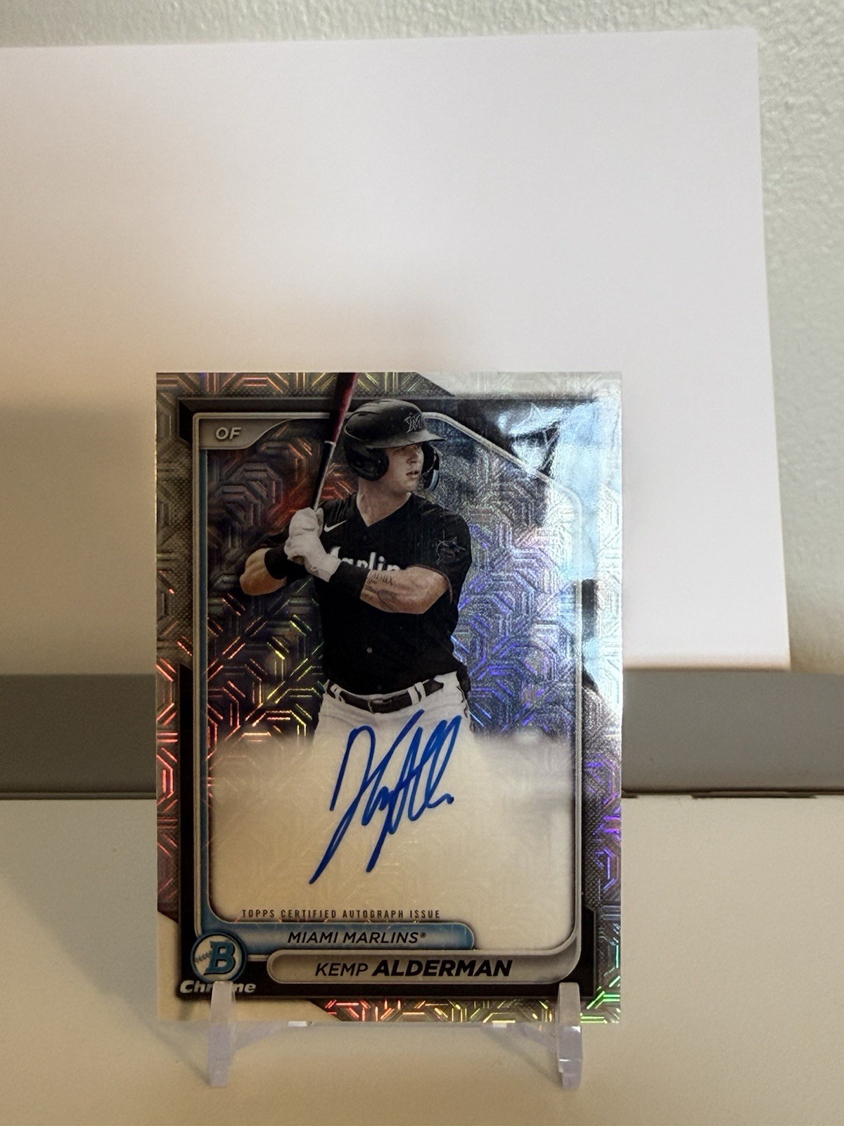 2024 Bowman - Chrome Prospect Mega Box Autographs Kemp Alderman #BMA-KA (AU, RC)