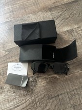    Authentic Prada Milano Black Sunglasses   Stylish Designer Shades    