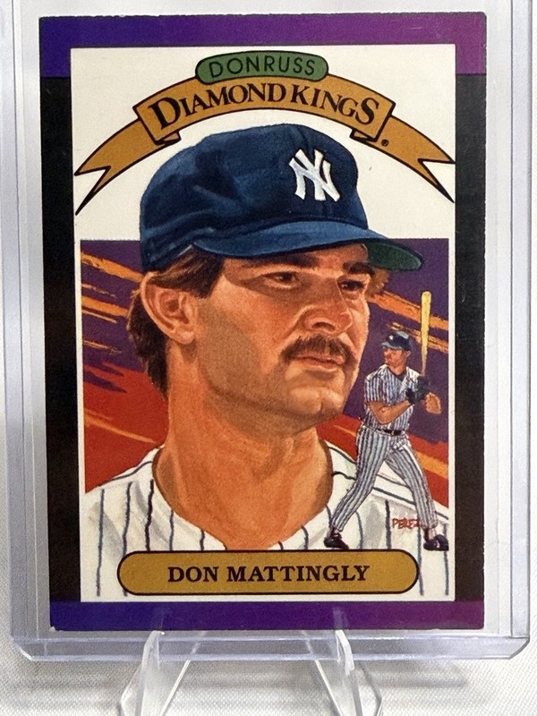 Donruss 1989 Diamond Kings Don Mattingly New York Yankees #26 Base Set