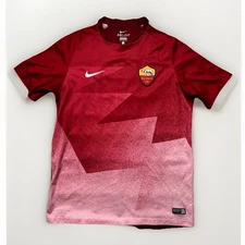 Nike Dri-Fit Red Roma Authentic Football Jersey Shirt Men's Size L
