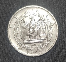 2 LIRE IMPERO 1936 MONETA REGNO D'ITALIA BB