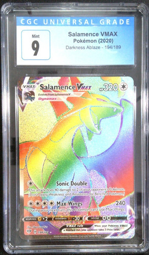 Salamence VMAX graded CGC 9 for sale on eBay
