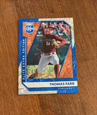 Thomas Farr 2021 Panini Elite Blue #150 Gamecocks Cincinnati Reds /17