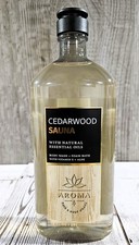 BATH  BODY WORKS AROMA CEDARWOOD SAUNA BODY WASH  FOAM BATH 10 FL OZ