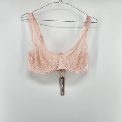 SKIMS 34DD Primrose Lace Unlined Minimizer Bra NWT