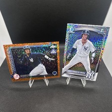 2025 Topps Pro Debut Engelth Urena Chrome /25 Yankees 2 Card Lot PDC-20