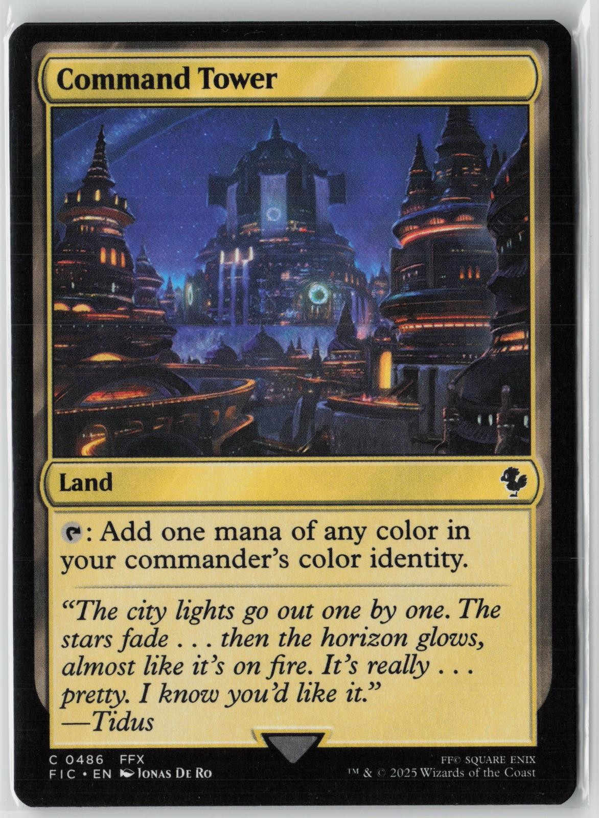 COMMAND TOWER (0486) - Commander: FINAL FANTASY C NM -