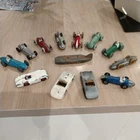 Vintage Diecast Dinky Toys  group job lot racing cars various conditions