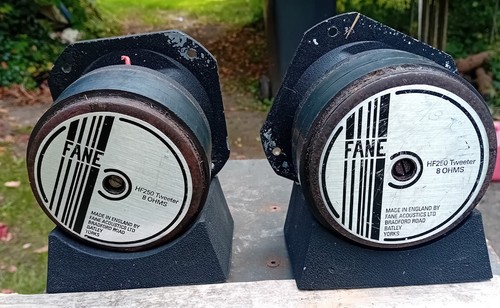 2 x Fane HF250 Hochtöner Tweeter Speaker massive Boliden - Bild 4 von 7