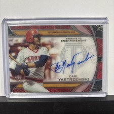 2019 Carl Yastrzemski Tribute To Enshrinement Auto