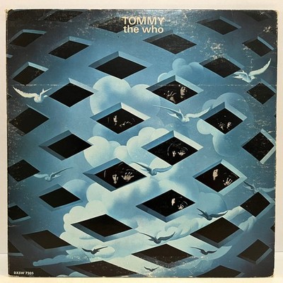 THE WHO - Tommy (w/Newspaper Movie Ad) (1969) - 12'' Vinyl Record 2xLP - VG+