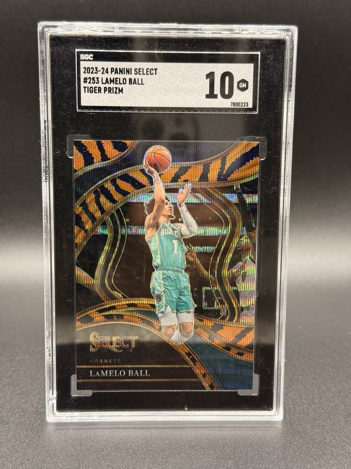 LAMELO BALL - 2023-24 Select - TIGER PRIZM - COURTSIDE