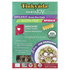 Pasta de arroz integral orgánica, espirales, 12 oz (340 g)
