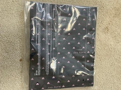 NEW Mary Kay Travel Roll-Up Cosmetic Makeup Organizer Bag Hanging Black Pink Hea