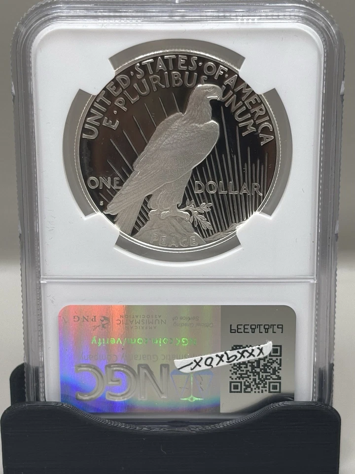 2023-S Peace $ Dollar First Day Of Issue NGC PF70 Ultra Cameo - Image 2 of 2