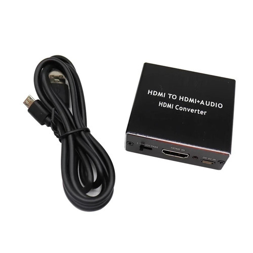 Convertitore HDMI Audio Extracteur 4K HDMI vers HDMI Optique TOSLINK SPDIF 3,5m - Foto 2 di 6