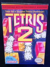 Tetris 2 Nintendo (NES) Complete CIB w/ All Inserts, Box & Manual