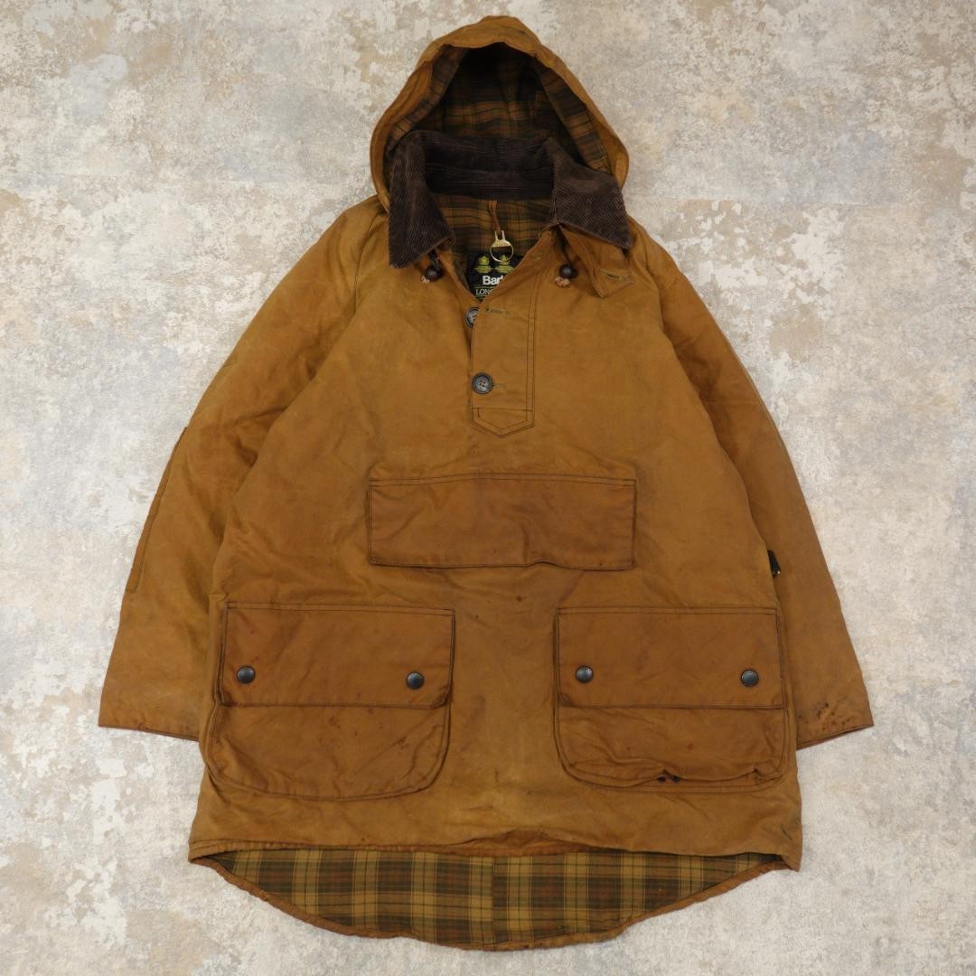 Barbour 90s British Longshoreman Waxed Cotton Brown image 7