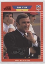 1989 Pro Set Announcers Hank Stram #20 te2
