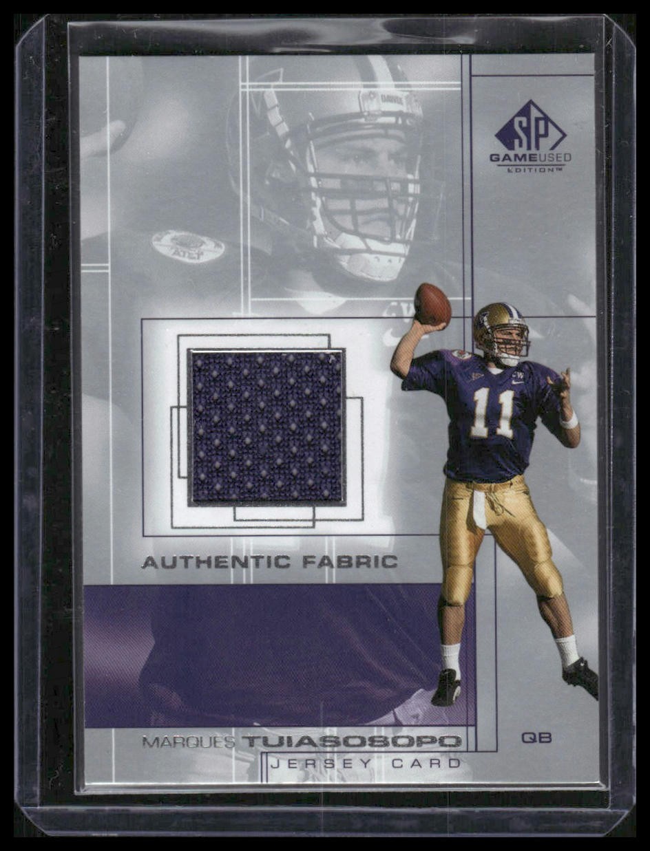 Marques Tuiasosopo SP Game Used Authentic Fabric #MT Base