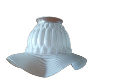 Abat-jour Tulipe Vintage blanche