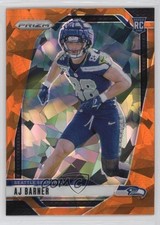 2024 Panini Prizm Rookies Orange Ice Prizm AJ Barner #304 13kb
