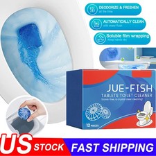Automatic Toilet Bowl Cleaner Tablets, Bathroom Toilet Tank Cleaner 12 PACK 