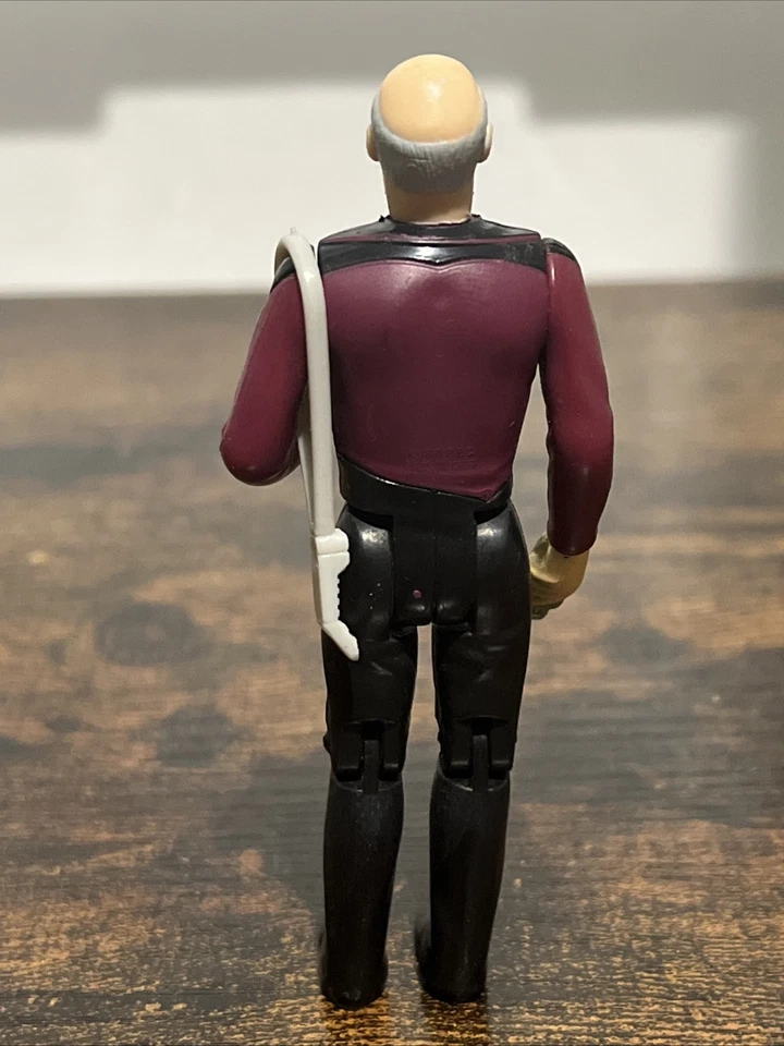 1988 年 Jean Luc Picard Galoob 船长星际迷航 3.75 英寸人偶完整收藏品 — 第 4/4 张图片