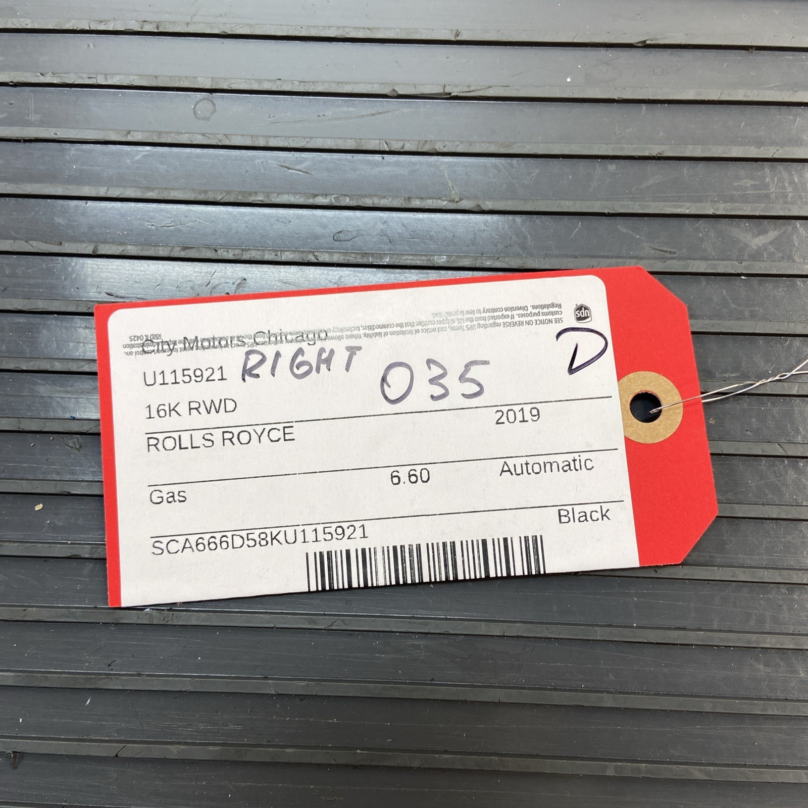 2017-2023 Rolls Royce Dawn RR6 Right Door Lower Sill Chrome Molding OEM *NOTE*
