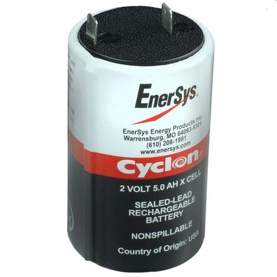 EnerSys Cyclon 2 Volt 5.0 AH X Cell 0800-0004 Sealed-Lead Rechargeable Battery