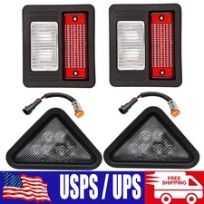Front LED Light Kit + Halogen Rear Taillights For Bobcat S185 S205 S220 S250