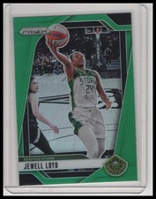 2024 Panini Prizm WNBA #49 Jewell Loyd Green Prizms